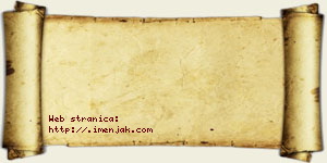 Tatjana Komnenić vizit kartica